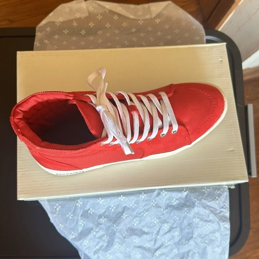 Sun Stone Men’s Red Jett Hi Top Sneakers Size 9, 10 and 11